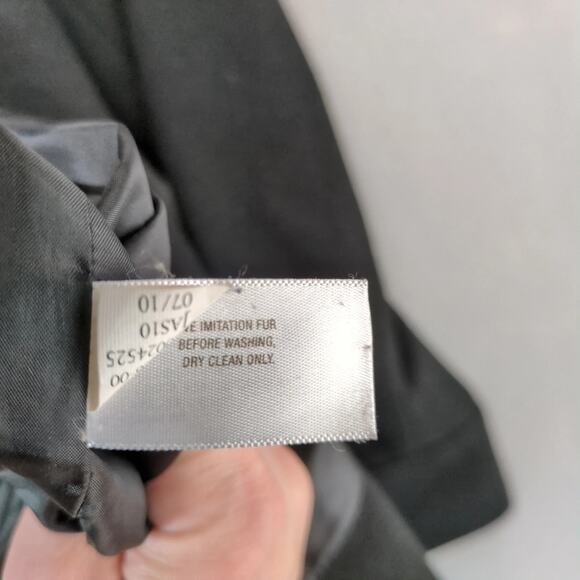 Old Navy Back Pea Coat Women's S Double Breasted, Tie Waist Belt Wool Blend - Picture 6 of 10